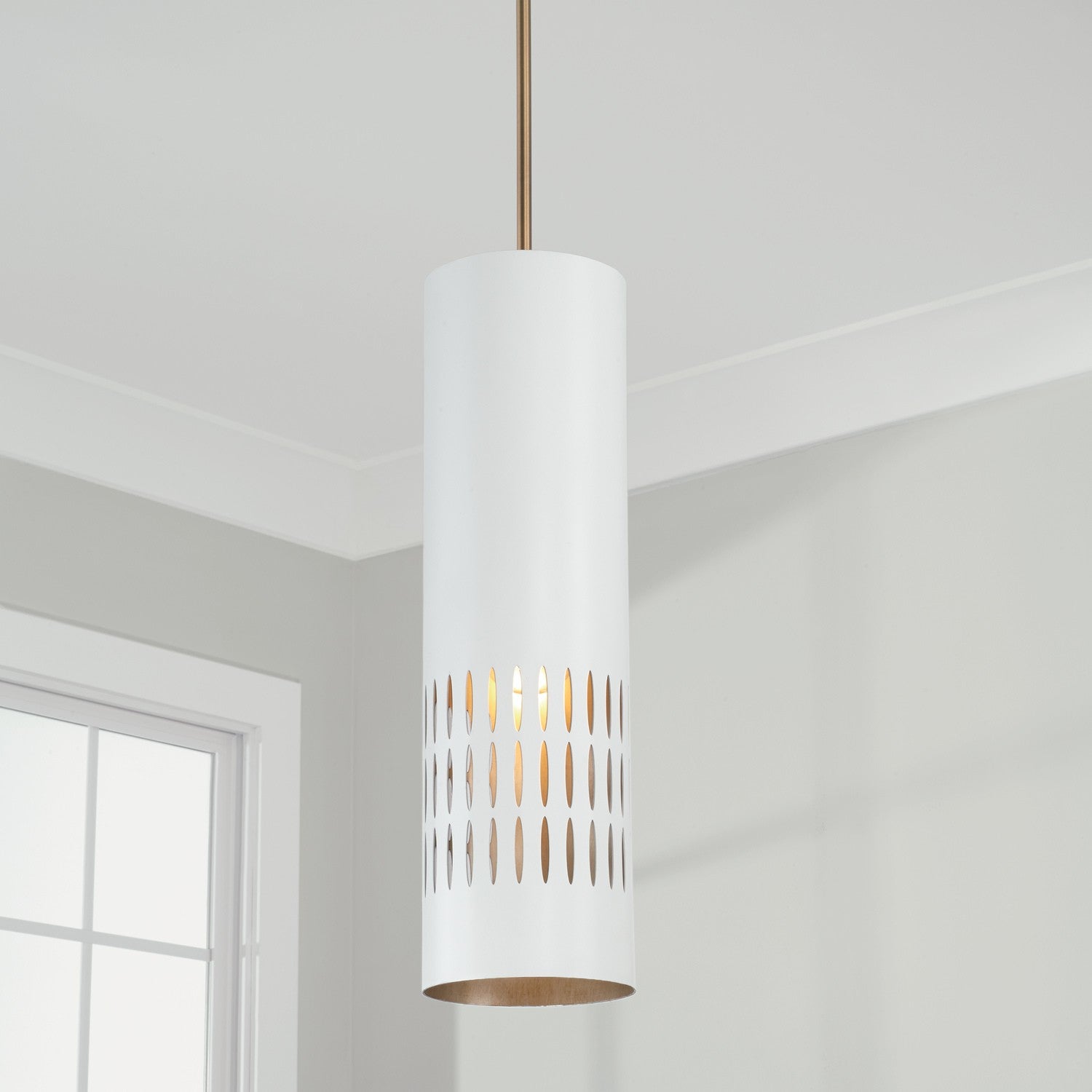 Capital Lighting One Light Pendant - Modern Ceiling Light Fixture for Kitchen, Dining Room & Bedroom | Elegant Hanging Chandelier for Home Decor