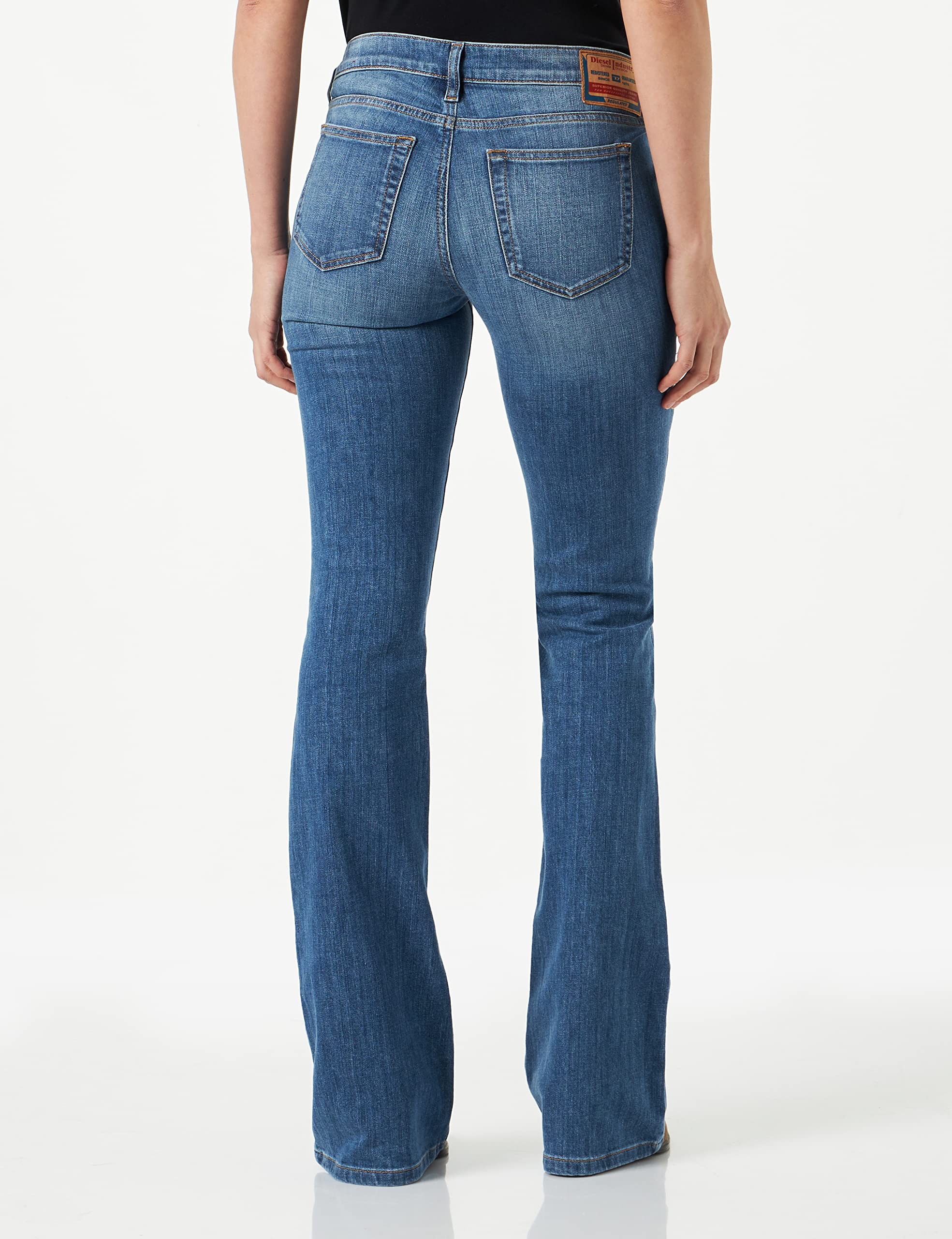 Diesel Women's High Waist Skinny Jeans - Stretch Denim Pants for Casual Wear & Night Out | Fashionable Comfort for Everyday Style