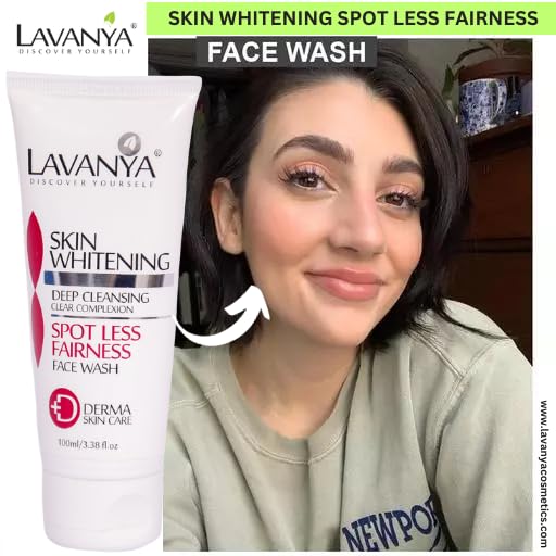 LAVANYA Skin Brightening Face Wash - Gentle Cleanser for Glowing & Even Skin Tone | Perfect for Daily Skincare Routine & Acne-Prone Skin