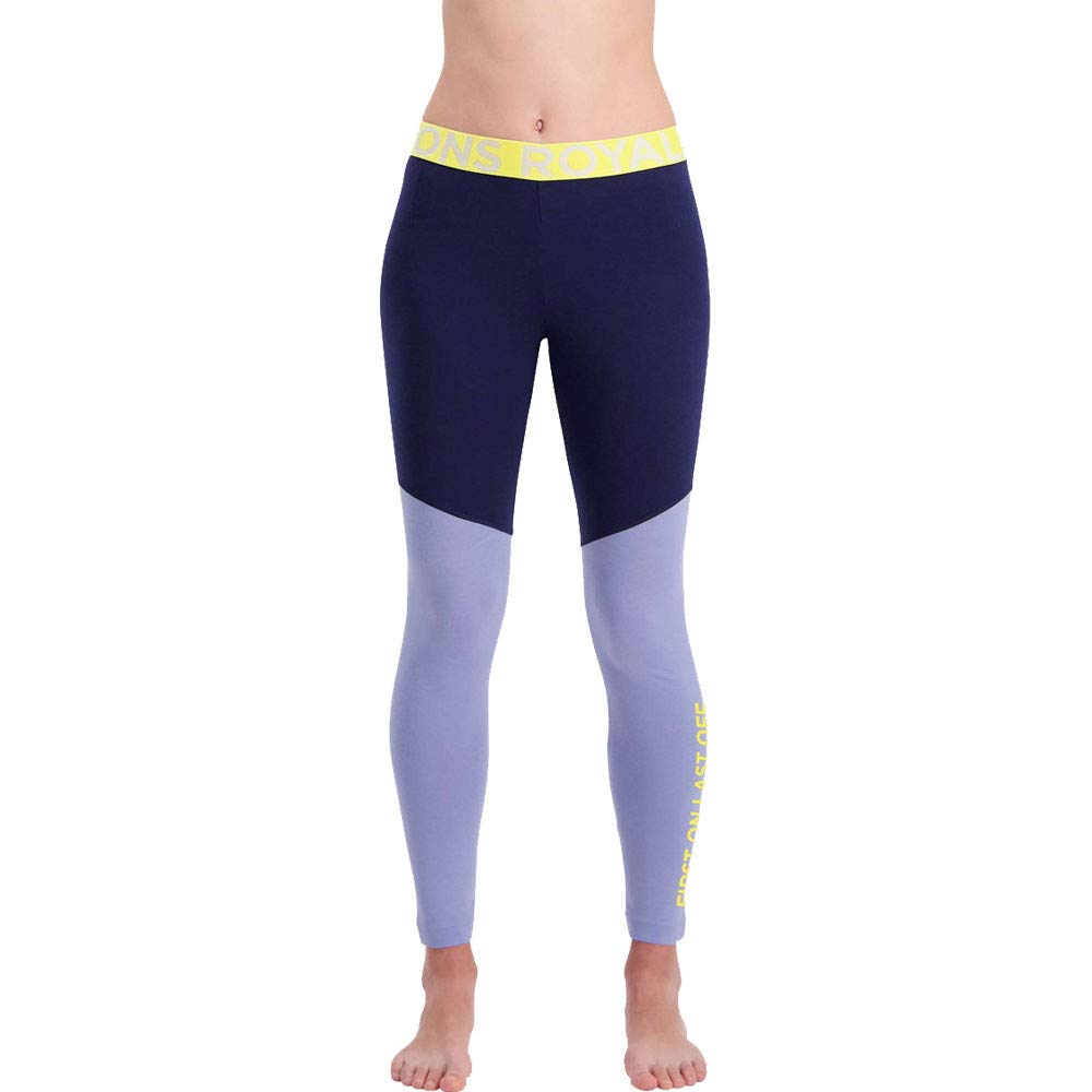 Christy Women's High Waist Yoga Leggings - Soft Stretchy Workout Pants for Running, Gym & Lounge - AW19 Collection - Size Large - Navy Blue