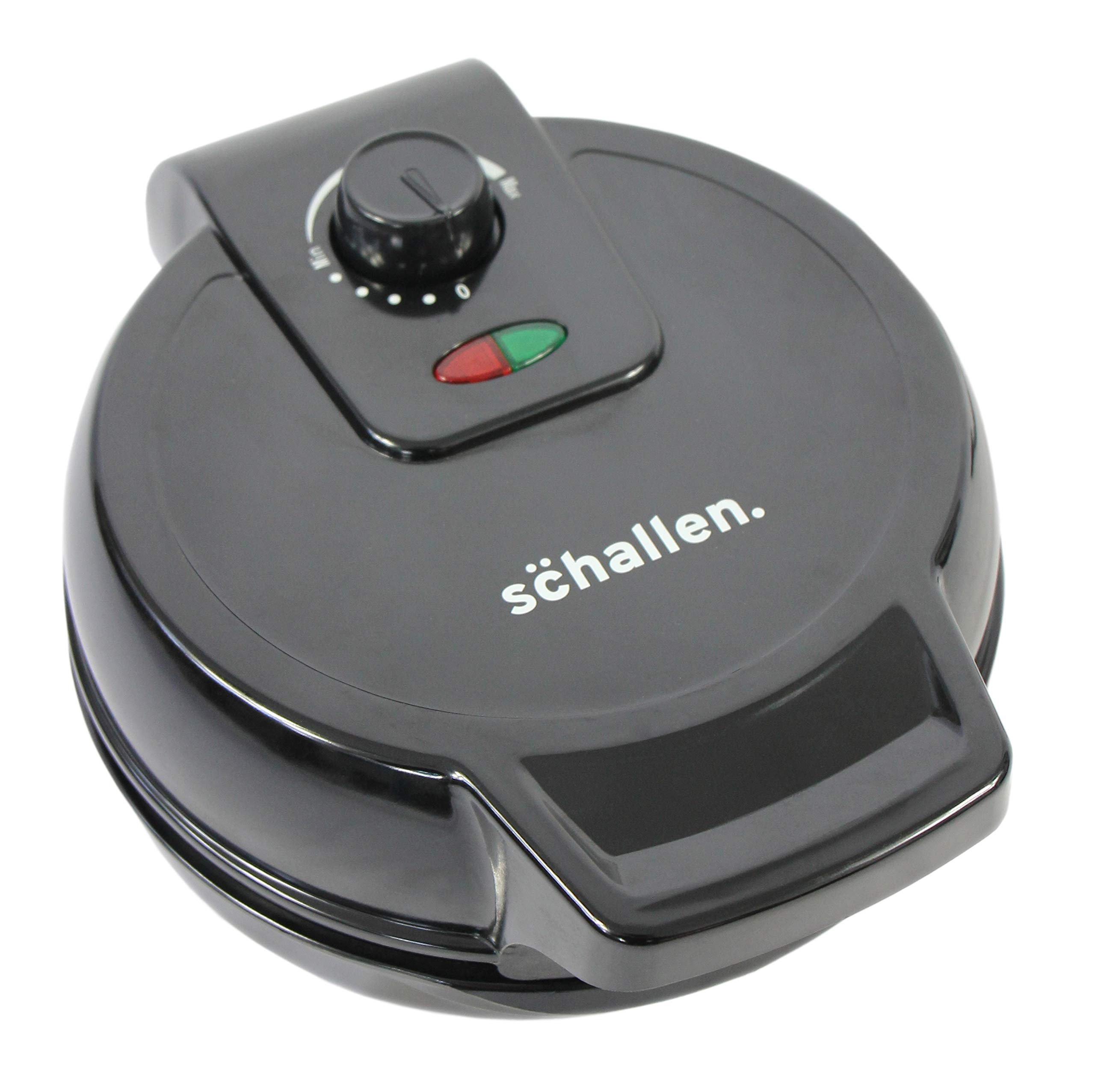 760W Black Electric Waffle Maker with Non-Stick Deep Plates & Adjustable Temperature | Perfect for Breakfast, Brunch, and Dessert Making at Home