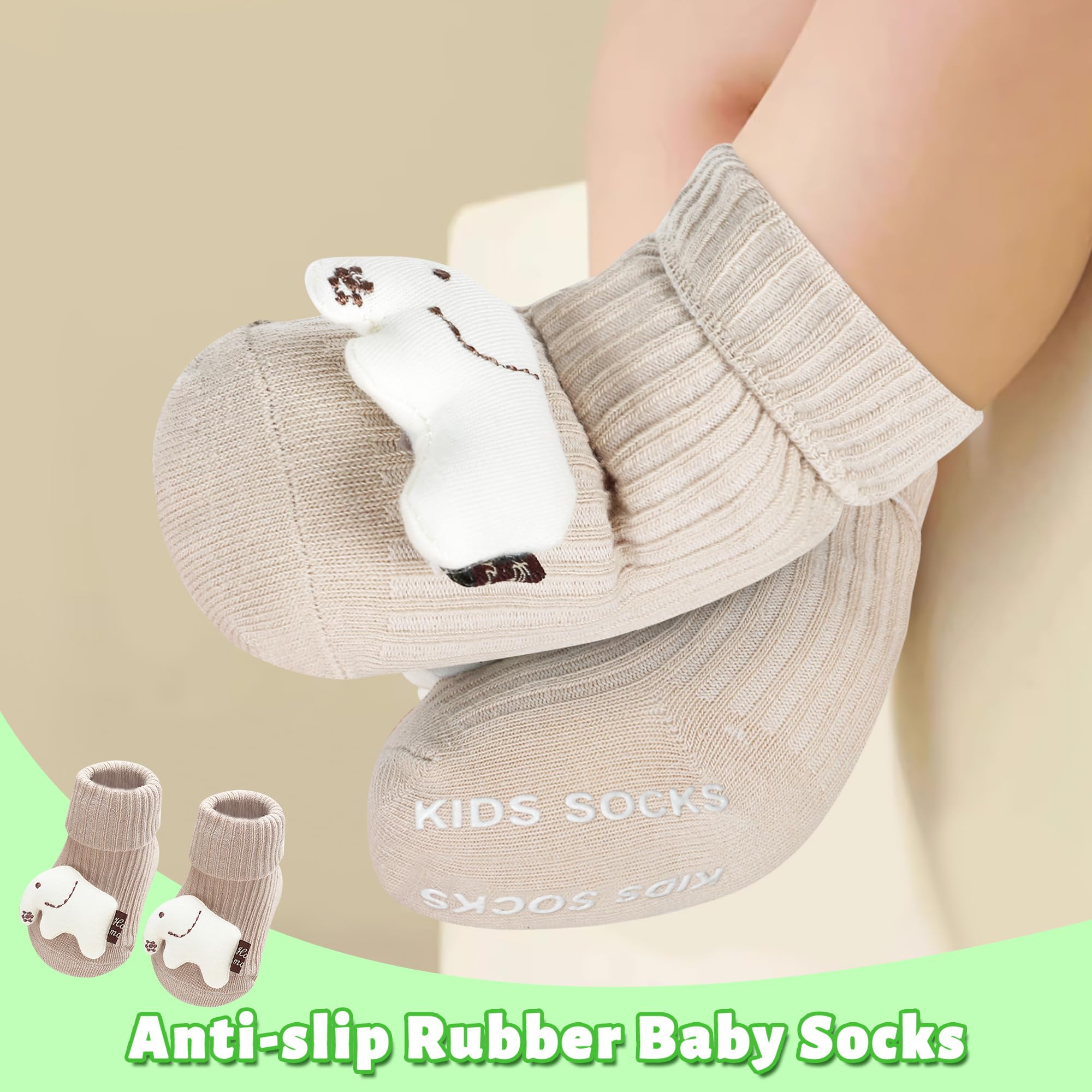 8PCS Baby Shower Gift Set for Newborn Girls & Boys - Soft Baby Blankets, Funny Socks, Keepsake & Milestone Cards - Unique Newborn Essentials Gift for Baby Showers, Birthdays & Welcome Home Celebrations