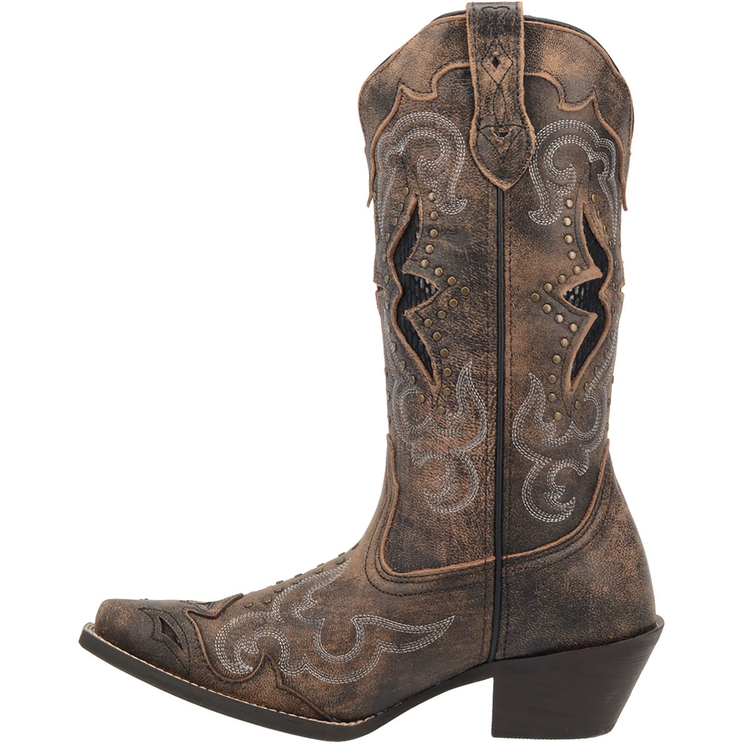 Laredo Women's Lucretia Studded Snip Toe Dress Boots - Mid Calf, 2-3