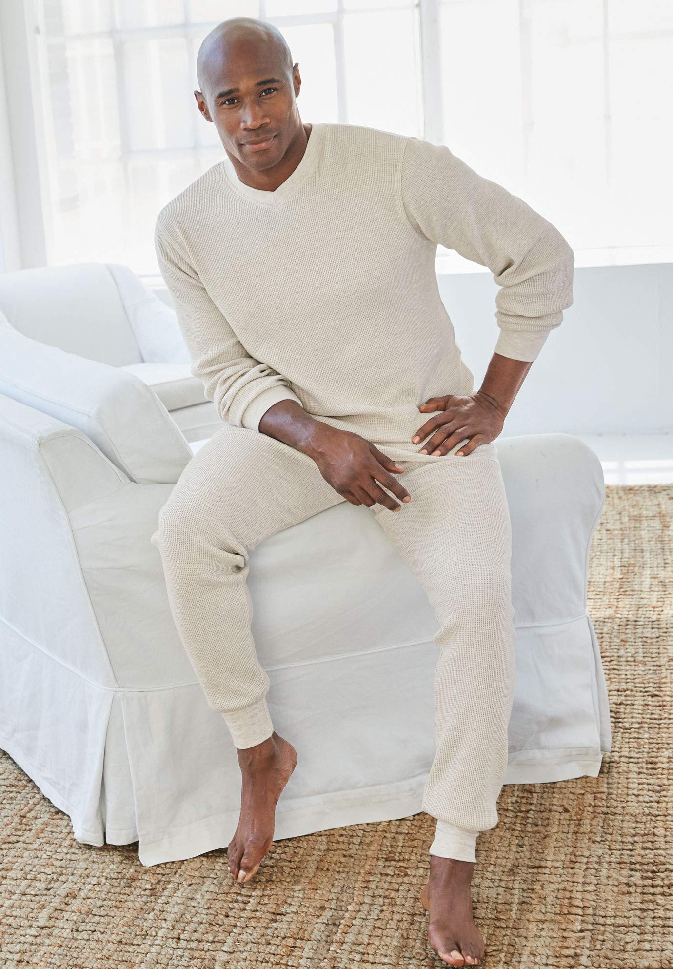 KingSize Men's Big & Tall Heavyweight Thermal Pants for Winter - Warm Fleece-Lined Cold Weather Base Layer for Outdoor Work, Hunting & Snow Sports