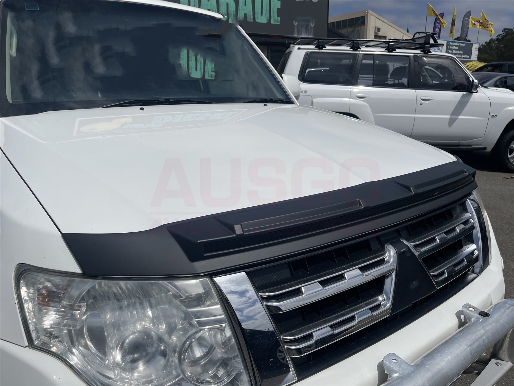 Premium Car Hood & Bonnet Protector for Mitsubishi Pajero 2007-2020 - Durable Weather Shield Against Rain, Snow & UV Rays - Perfect for Off-Road Adventures & Daily Commute