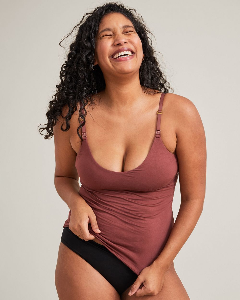 24/7 Nursing Tank Top for Women - Comfortable Maternity & Breastfeeding Clothes - Perfect for Daytime & Nighttime Nursing, Lounging, and Sleeping