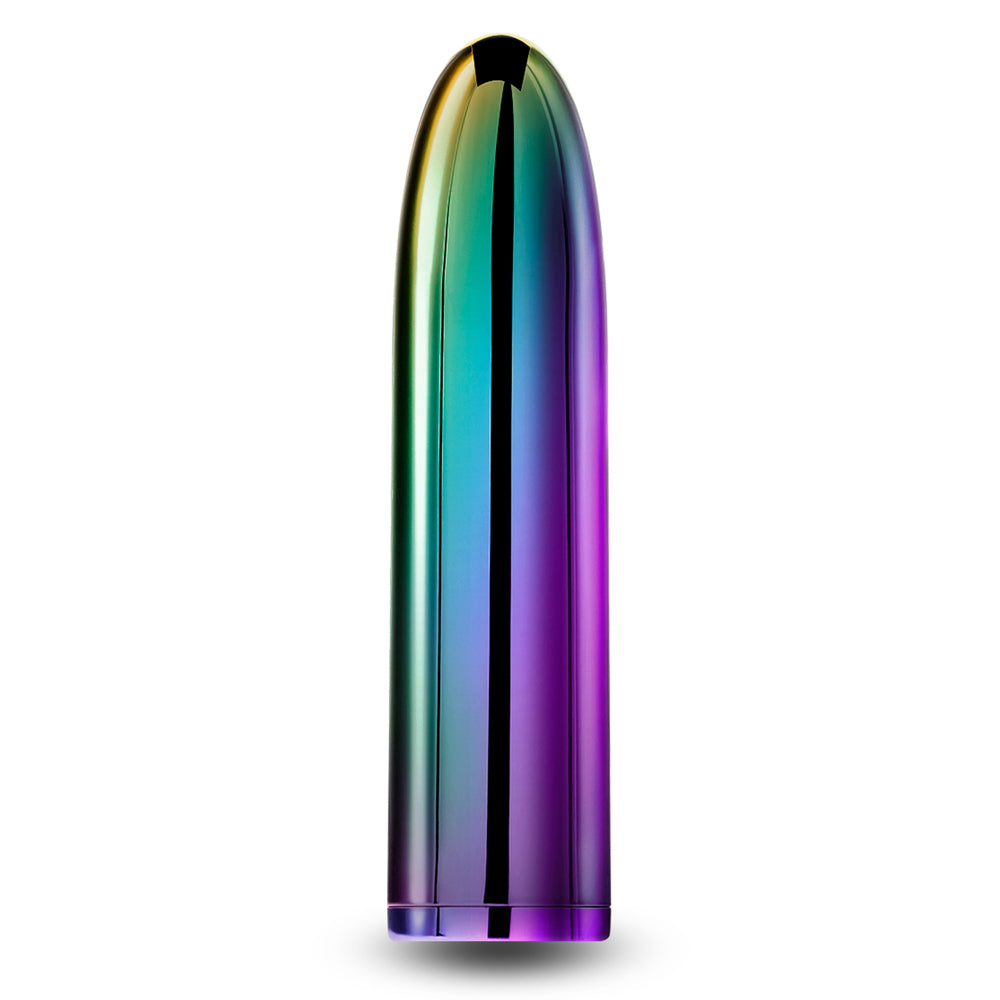 Chroma Petite Rechargeable Metallic Bullet Vibrator - Powerful Mini Personal Massager for Women, Discreet & Waterproof - Perfect for Solo Play, Couples & Travel