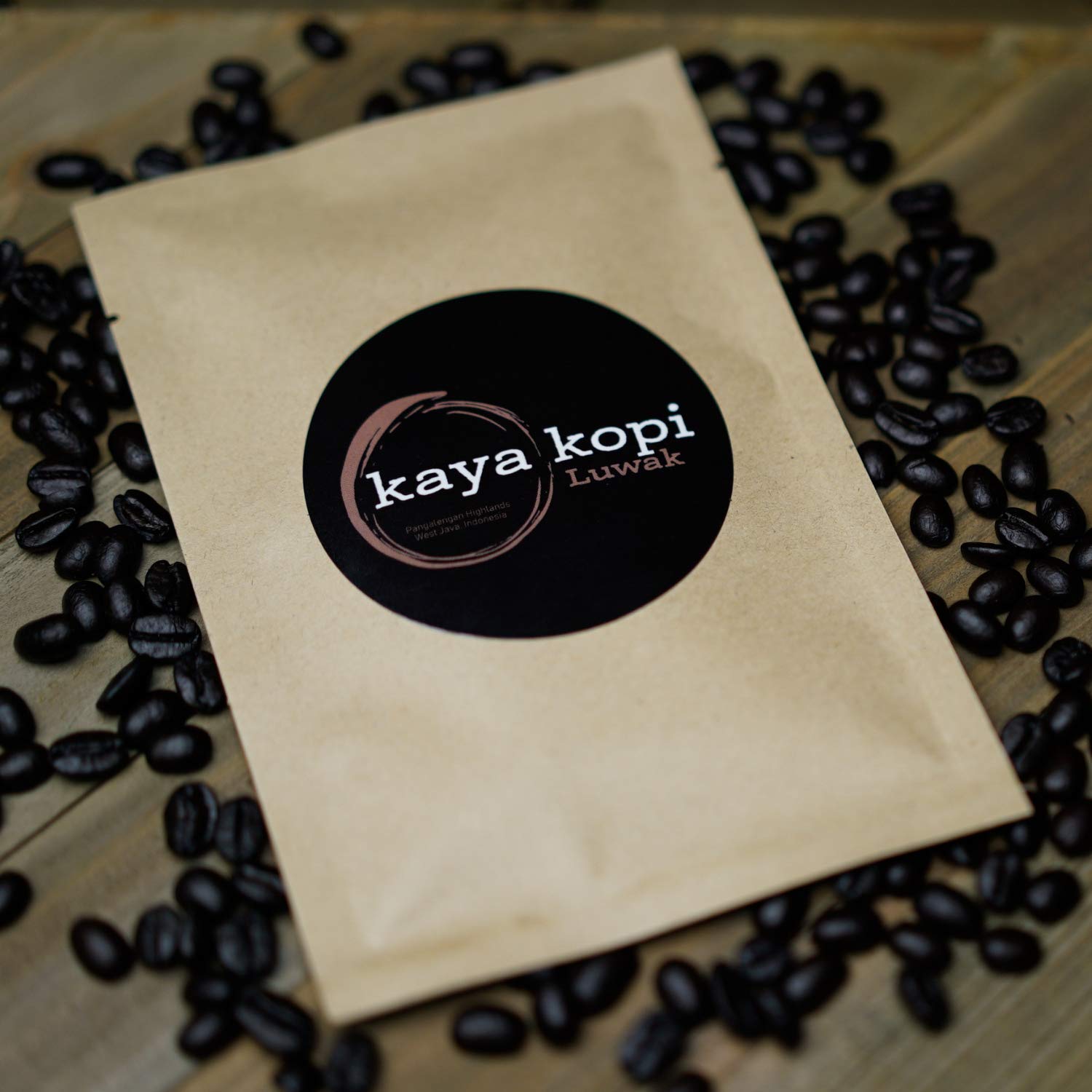 Premium Kopi Luwak Arabica Coffee Beans from Indonesia - 16oz Dark Roast Whole Bean Coffee, Wild Palm Civet Processed, Gourmet Specialty Coffee for Home Brewing, Gifts & Coffee Lovers