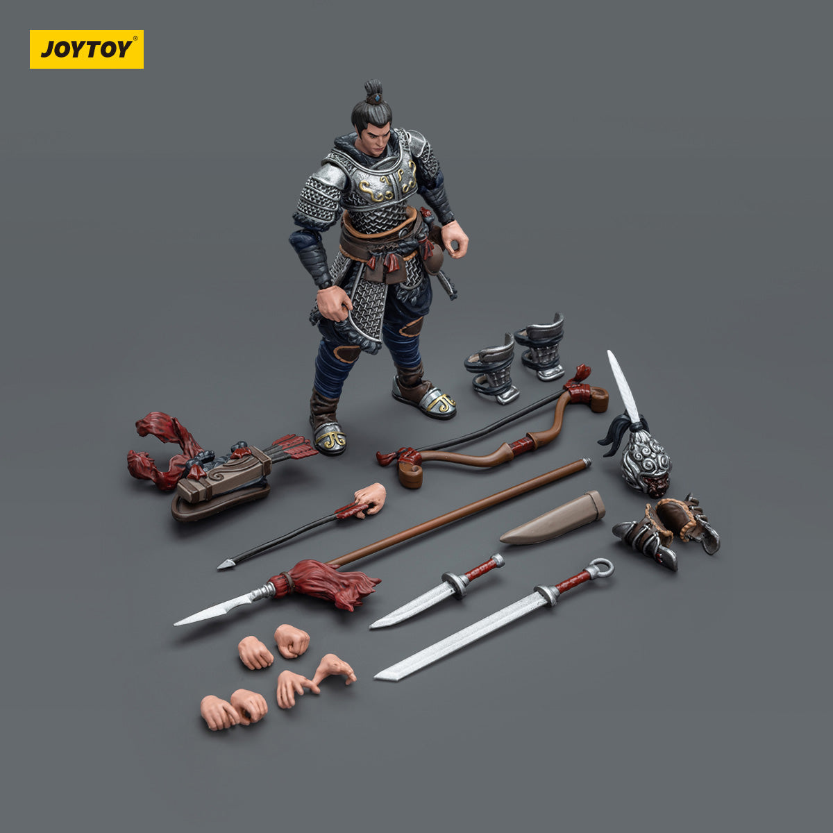 1/18 JOYTOY 3.75 Inch Dark Source JiangHu Northern Hanland Empire Cavalry & War Horse Action Figure - Perfect for Collectors, Diorama Displays & Wargaming Scenes