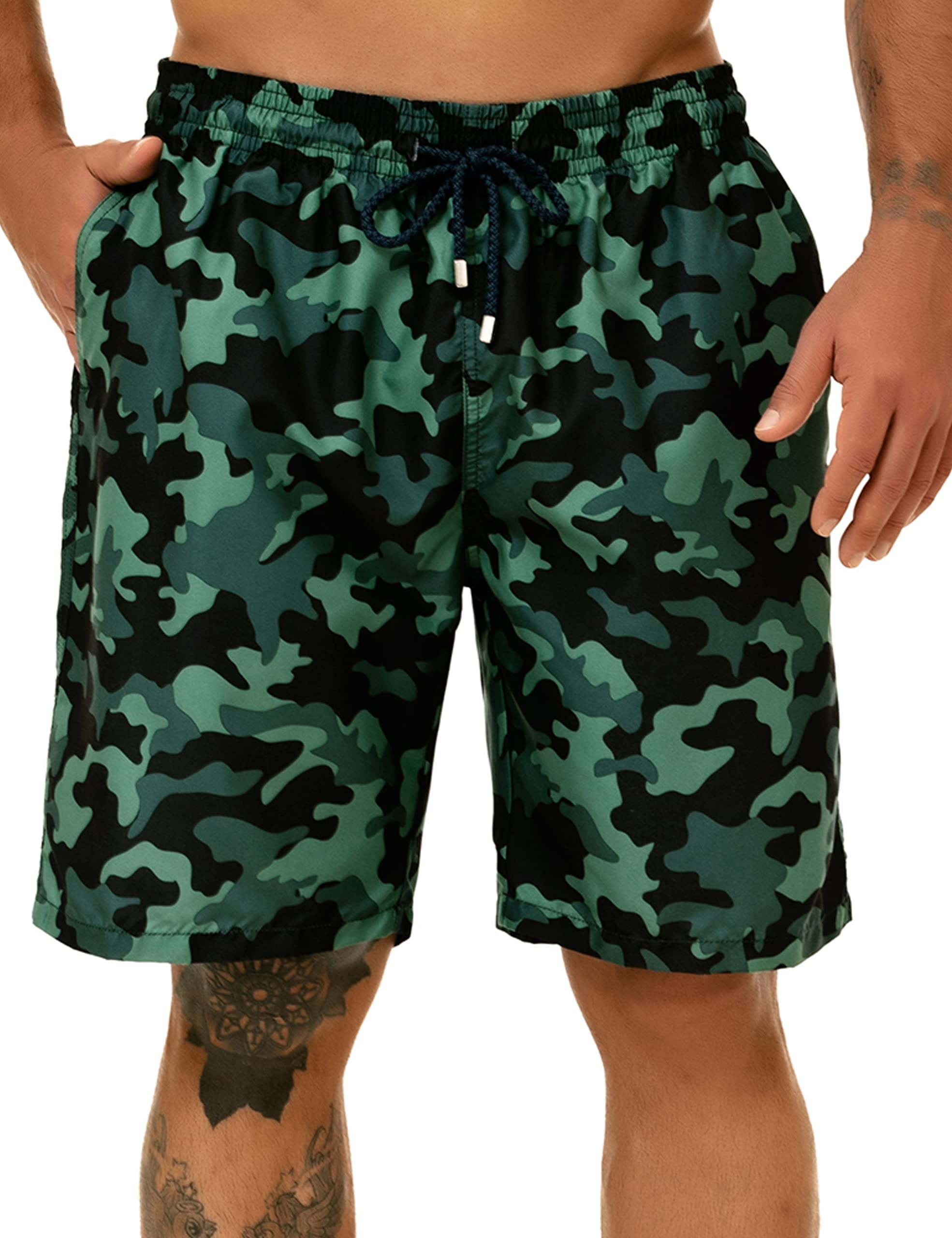 KAILUA SURF Big and Tall Men's Swim Trunks - 9