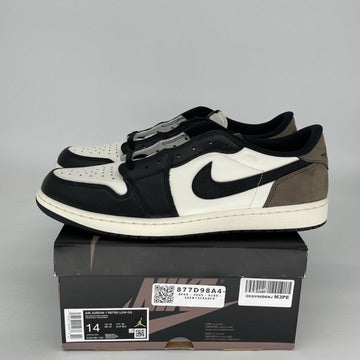 AIR JORDAN 1 LOW MOCHA MEN'S SHOES SIZE 14 - CZ0790-102 | Retro Basketball Sneakers for Casual Wear & Street Style
