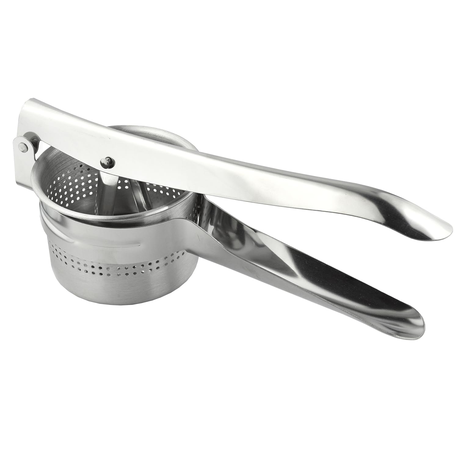 Stainless Steel Potato Ricer Masher - Heavy Duty Kitchen Tool for Perfect Mashed Potatoes, Gnocchi & Baby Food | Ideal for Home Cooking & Professional Chefs