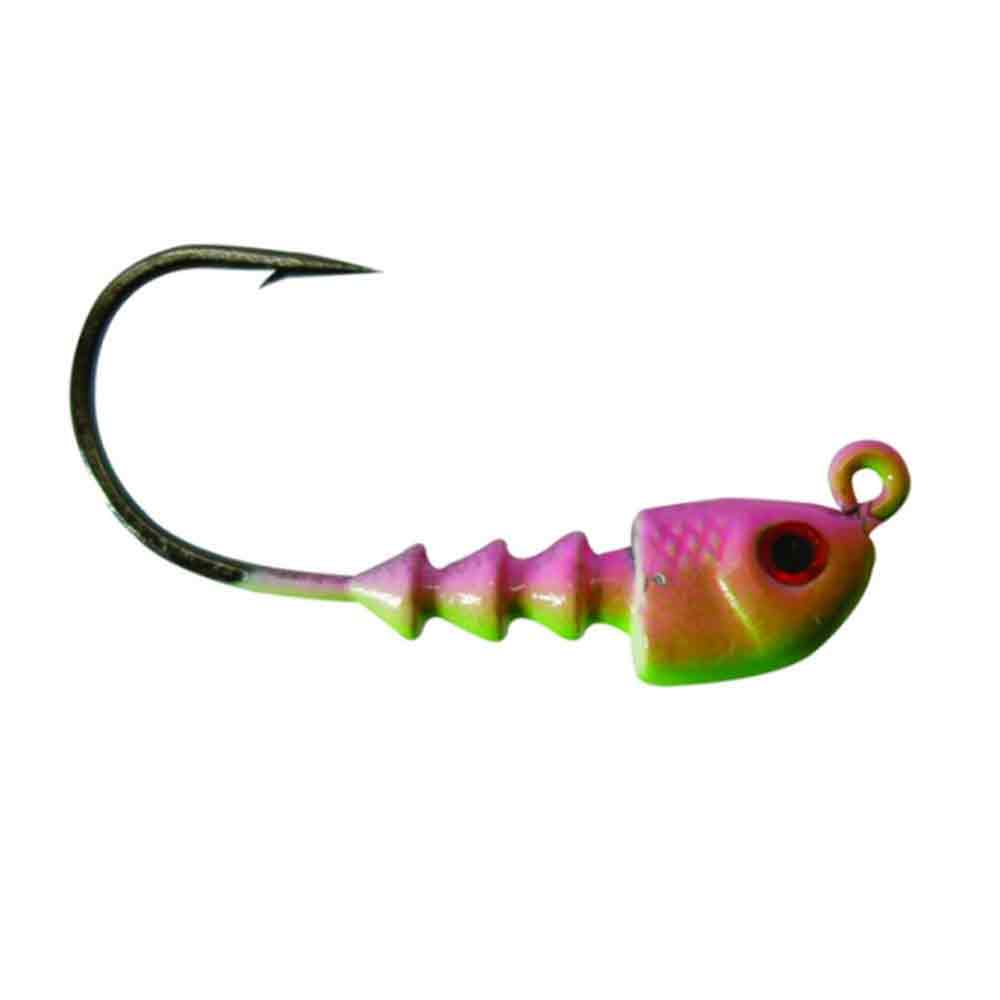Bass Assassin 1/16oz Jighead 4-Pack - Premium Fishing Jig Heads for Bass, Crappie & Panfish - Perfect for Freshwater & Saltwater Fishing