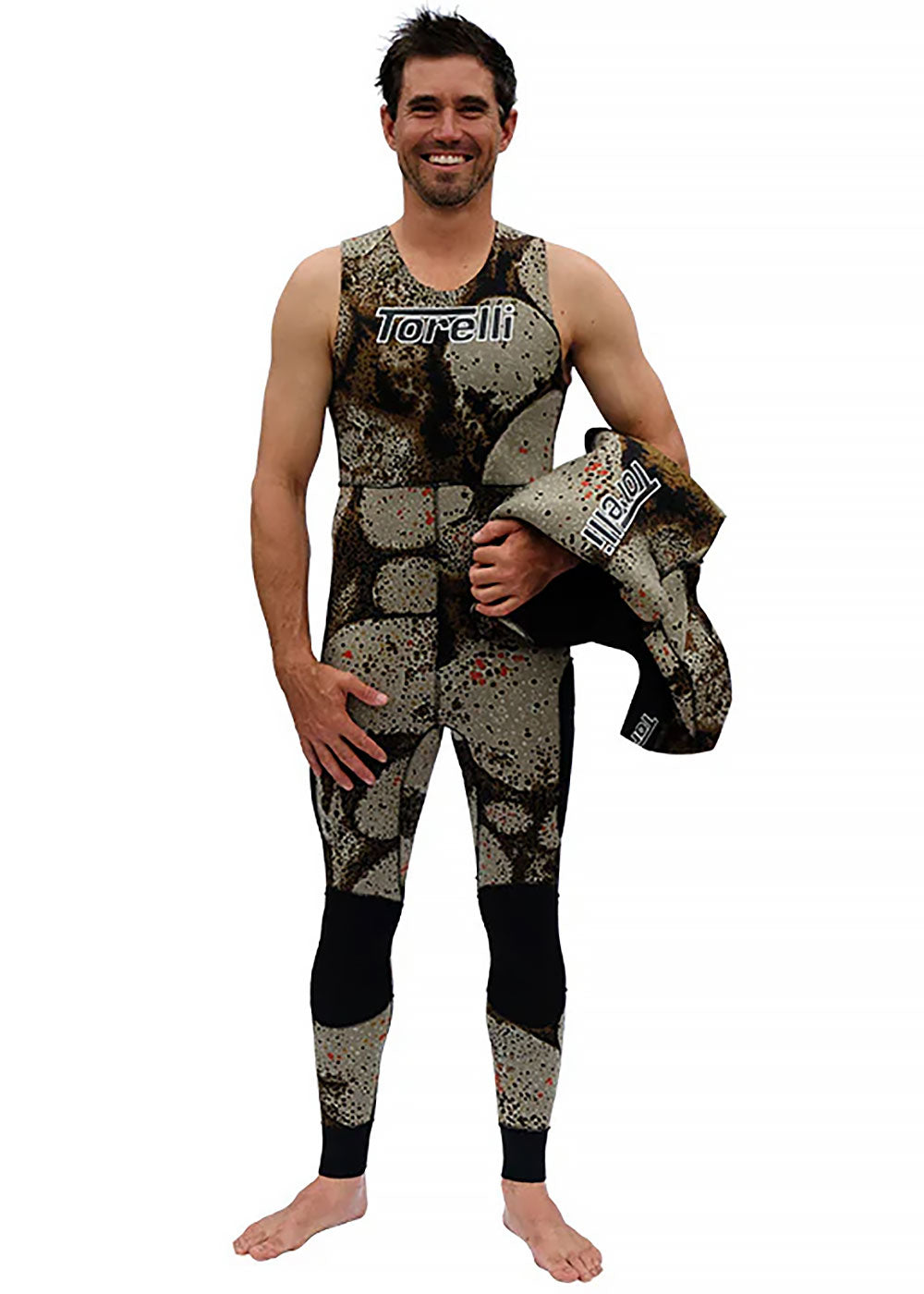 Torelli Men's Pangea 5mm 2-Piece Open Cell Wetsuit for Scuba Diving, Spearfishing & Cold Water Surfing