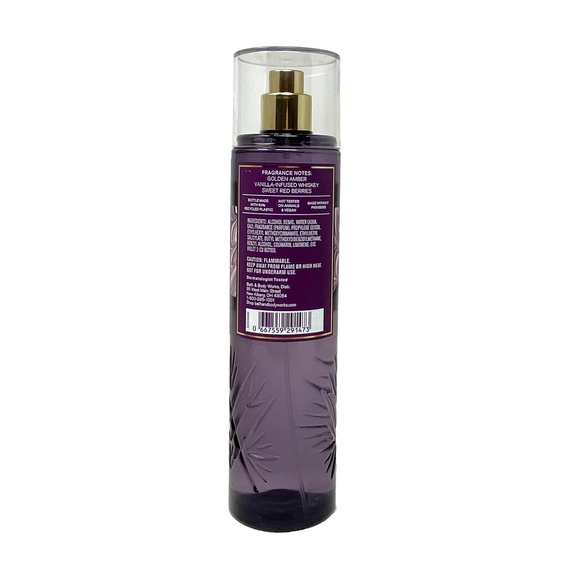 Sweet Whiskey Body Cream & Fragrance Mist Set by Bath & Body Works - Moisturizing Lotion & Perfume Spray Duo for Women - Perfect for Date Night & Self-Care Pampering