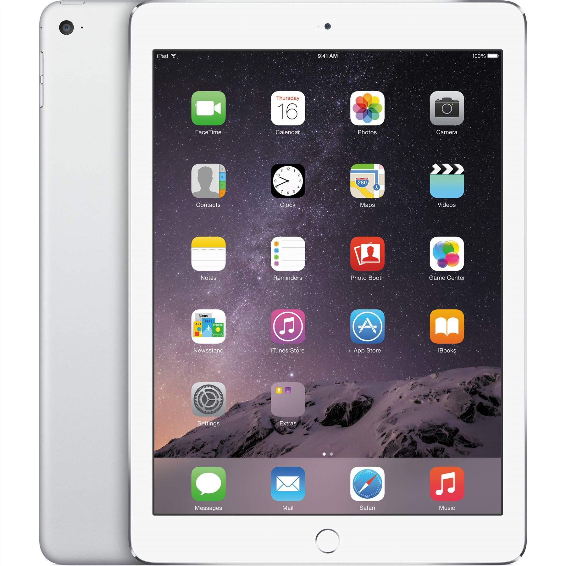 Refurbished Apple iPad Air 2 16GB 4G LTE Unlocked Tablet - Silver | Perfect for Work, Travel & Entertainment