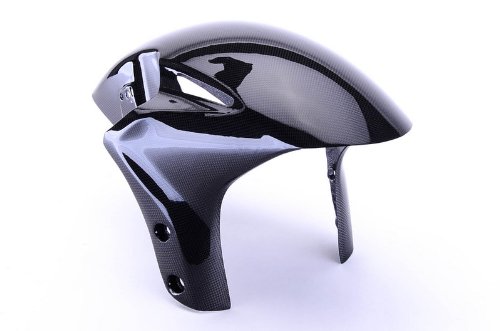 Bestem CBHO-1K06-FFD Black Carbon Fiber Front Fender for Honda CBR1000RR (2004-2007) | Lightweight Motorcycle Body Part | Perfect for Racing & Street Performance