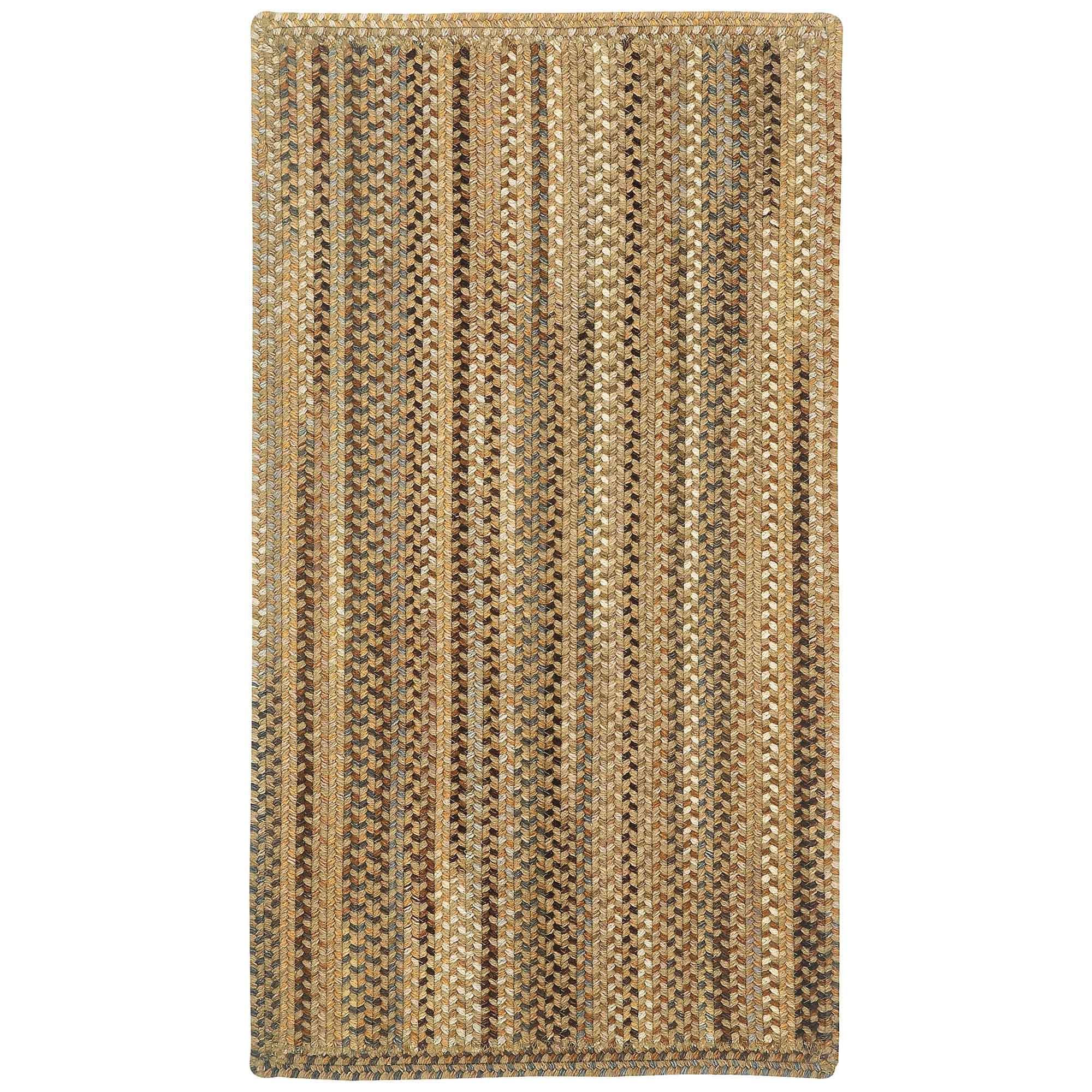 Capel Rugs Manchester Braided Runner Rug 2x8 Feet - Neutral Beige Hues for Hallway, Kitchen, or Entryway Decor
