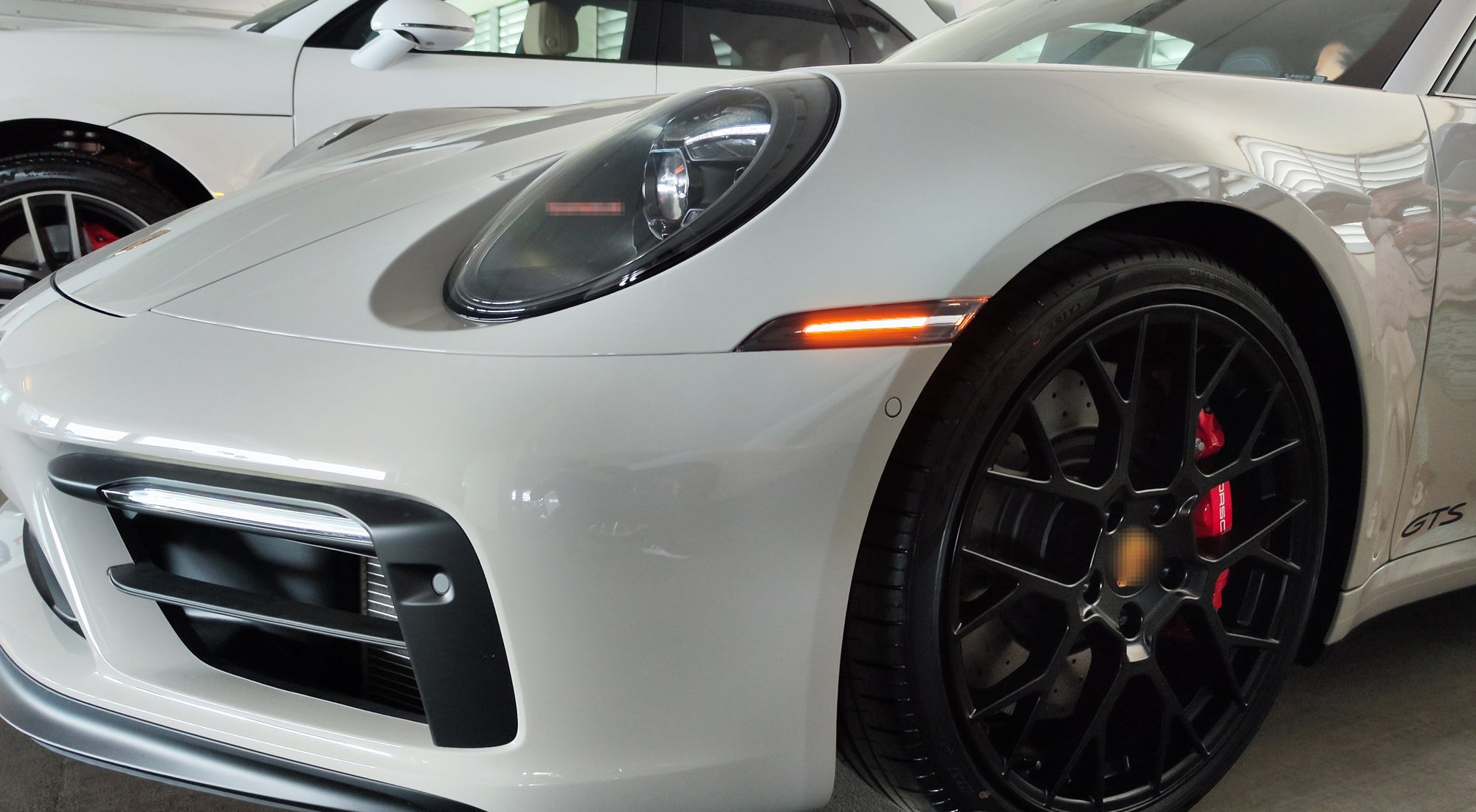 Clear Lens Black Interior Sequential LED Side Markers for Porsche Taycan - Enhanced Visibility & Style for Night Driving & Car Shows