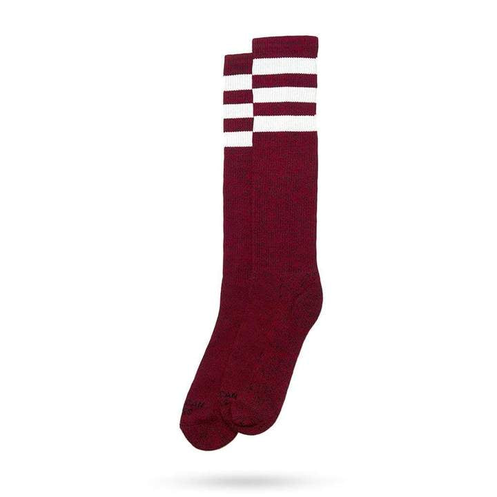 American Flag Knee High Socks - Patriotic Red White Blue Striped Socks for Women & Men - Perfect for 4th of July, Sports Events & Casual Wear