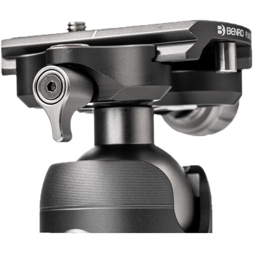 Benro VX25 Two Series Arca Swiss Style Aluminum Ballhead with PU60N Camera Plate - Professional Tripod Head for DSLR & Mirrorless Cameras - Perfect for Landscape, Portrait & Wildlife Photography