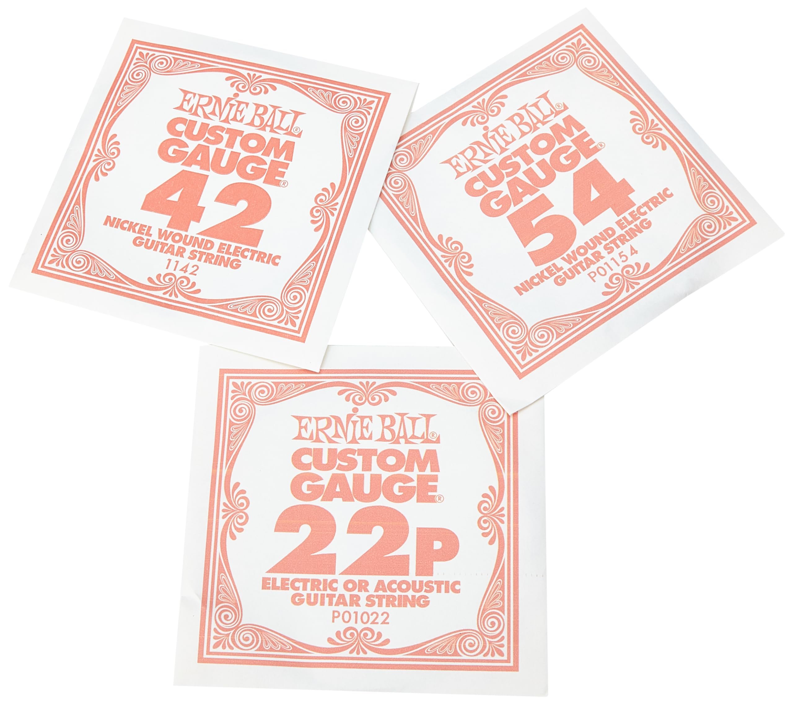 Ernie Ball Beefy Slinky Nickel Wound Electric Guitar Strings 11-54 Gauge (P02627) - Premium Nickel Plated Steel for Bright Tone & Longevity - Perfect for Rock, Metal & Blues Guitarists