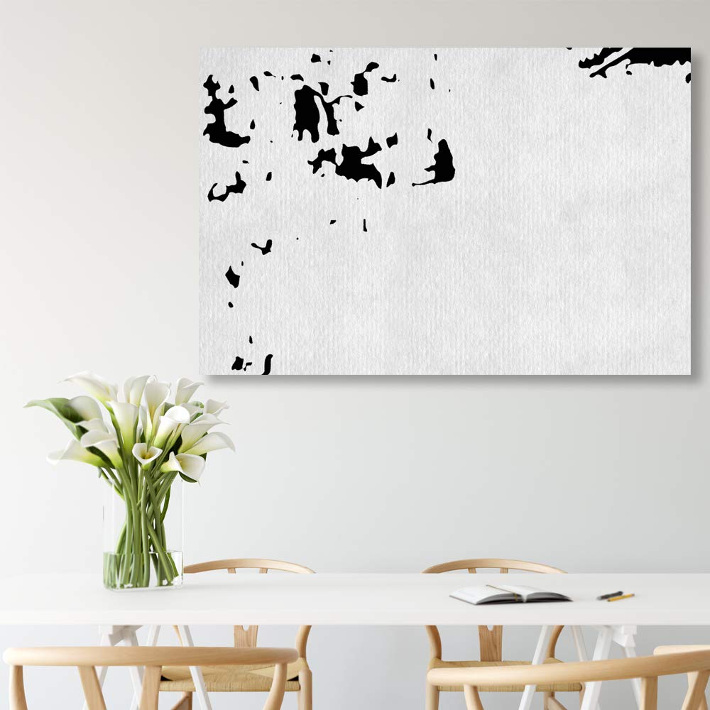 Wall26 Rustic Ink Canvas Wall Art - 24x36 Inches Framed Prints for Bedroom, Living Room, Office & Home Decorations