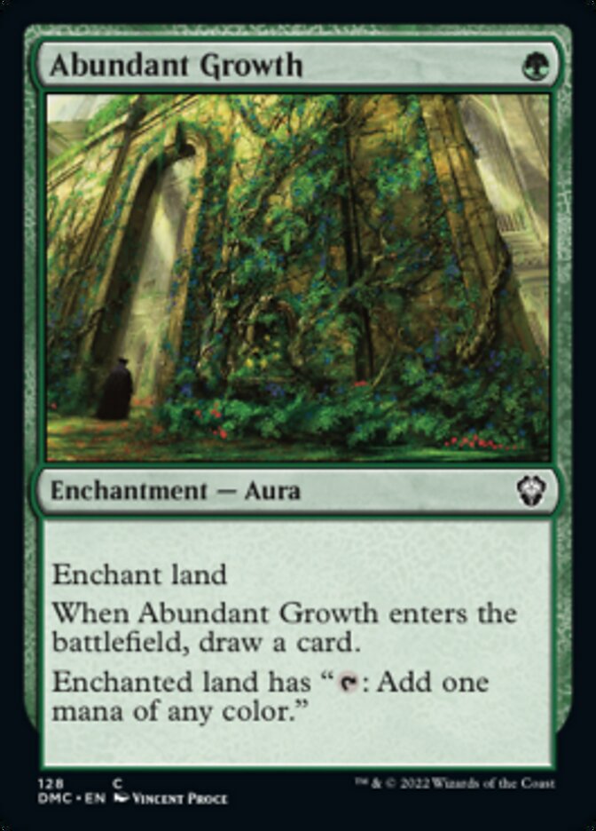 Abundant Growth [Dominaria United Commander] - MTG Magic The Gathering Card for Commander Decks & Strategy Games