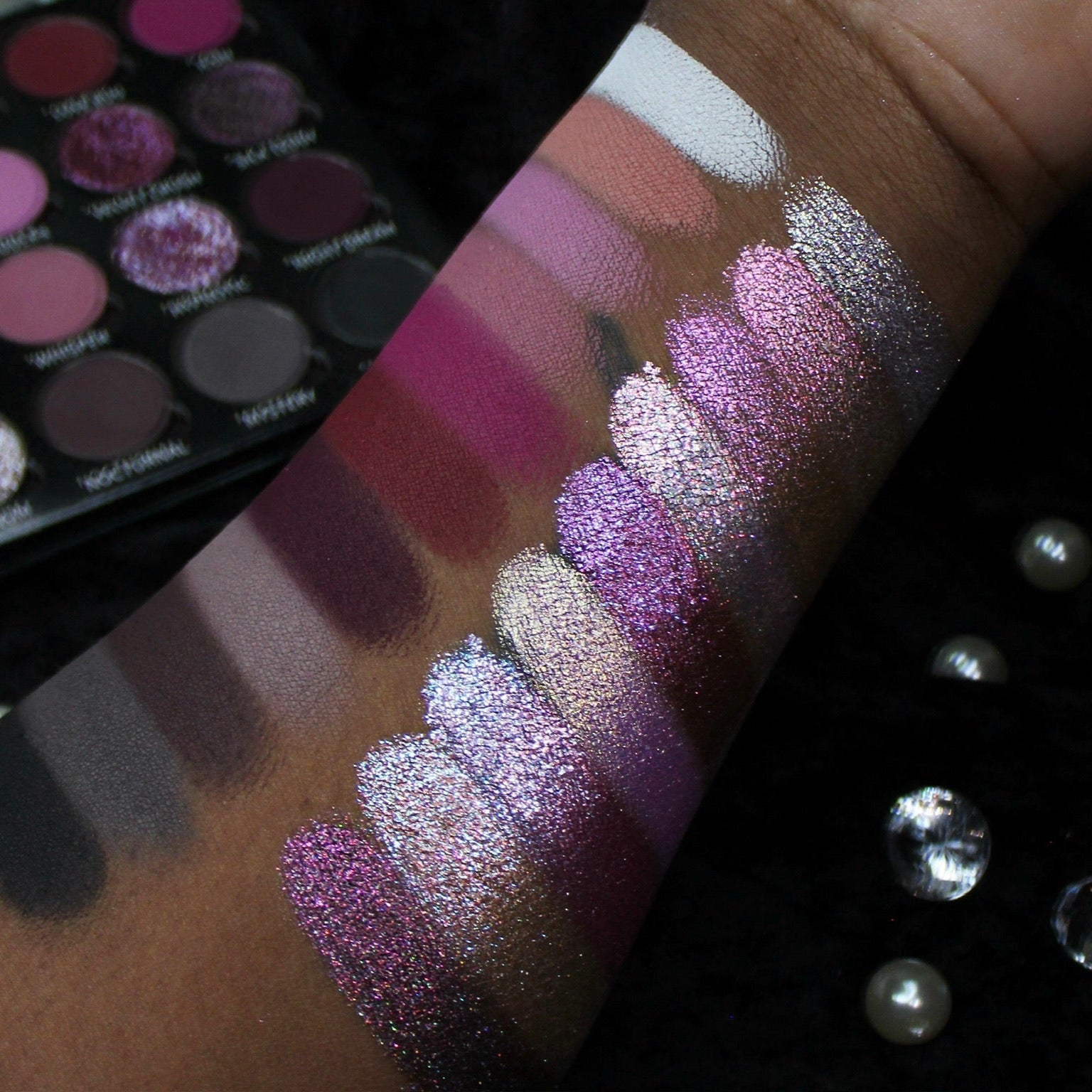 Smokey Glam Eyeshadow Palette - 12 Matte & Shimmer Shades for Sultry Eye Makeup | Vegan & Cruelty-Free | Perfect for Night Out, Date Night & Special Occasions