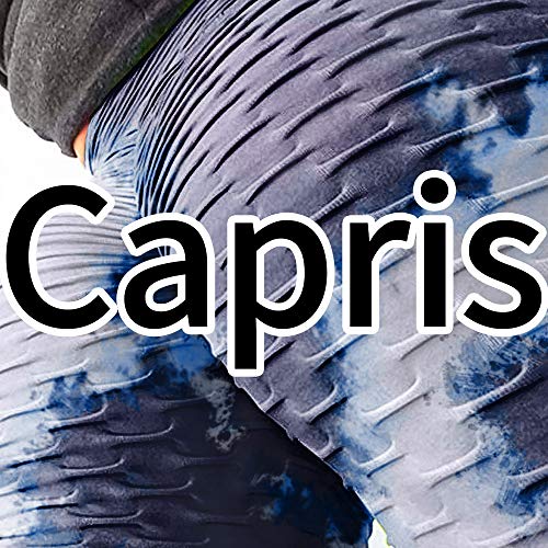 B-dyed Ink White Capris