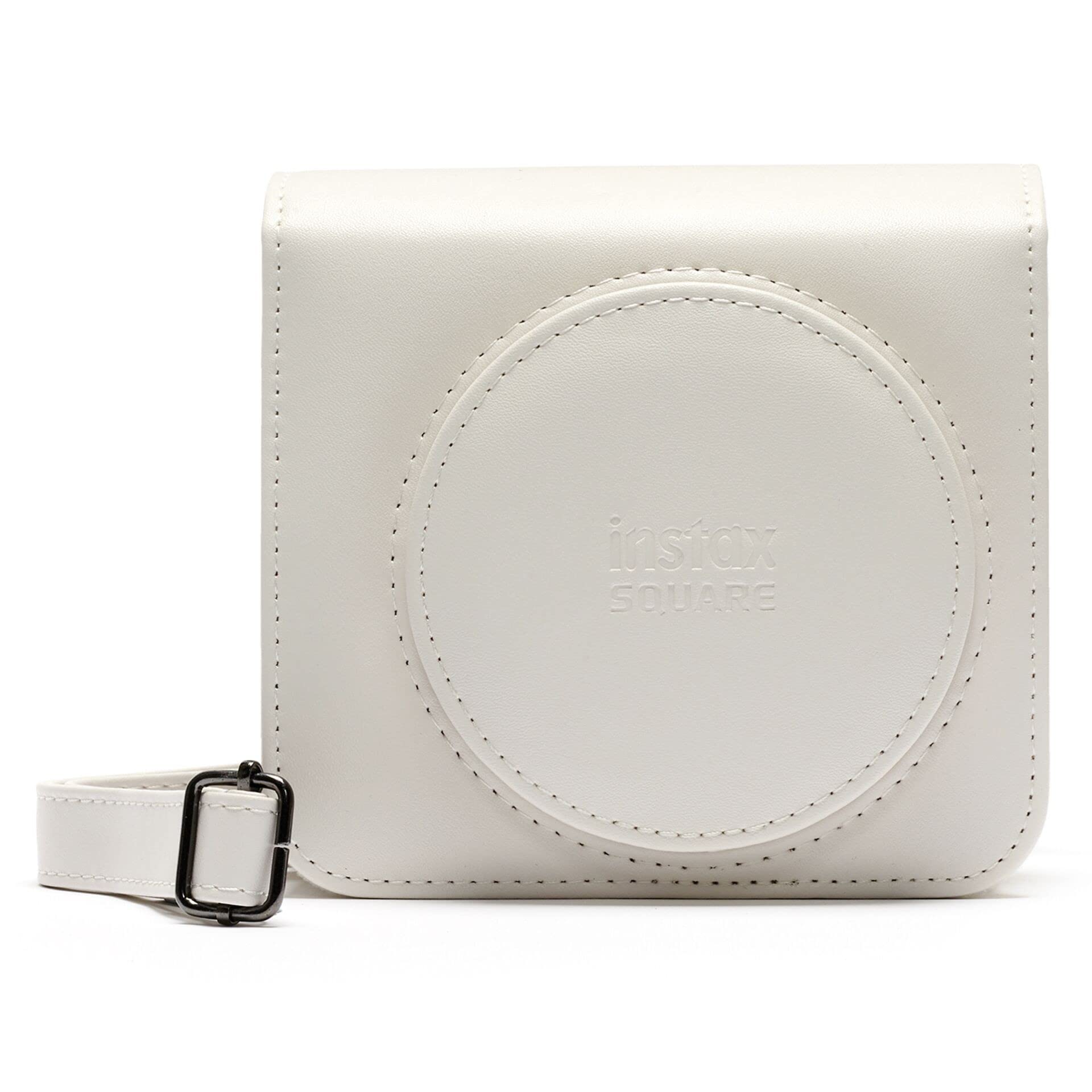 INSTAX SQ1 Camera Case - Chalk White Protective Cover for Fujifilm Instant Camera | Durable & Stylish Accessory for Travel, Parties & Everyday Use