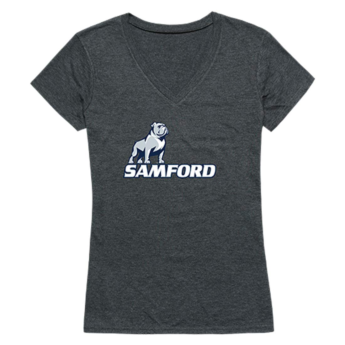 Samford Bulldogs NCAA Women's Cinder T-Shirt - Heather Charcoal, X-Large - Comfortable Cotton Tee for Game Day, School Spirit & Casual Wear