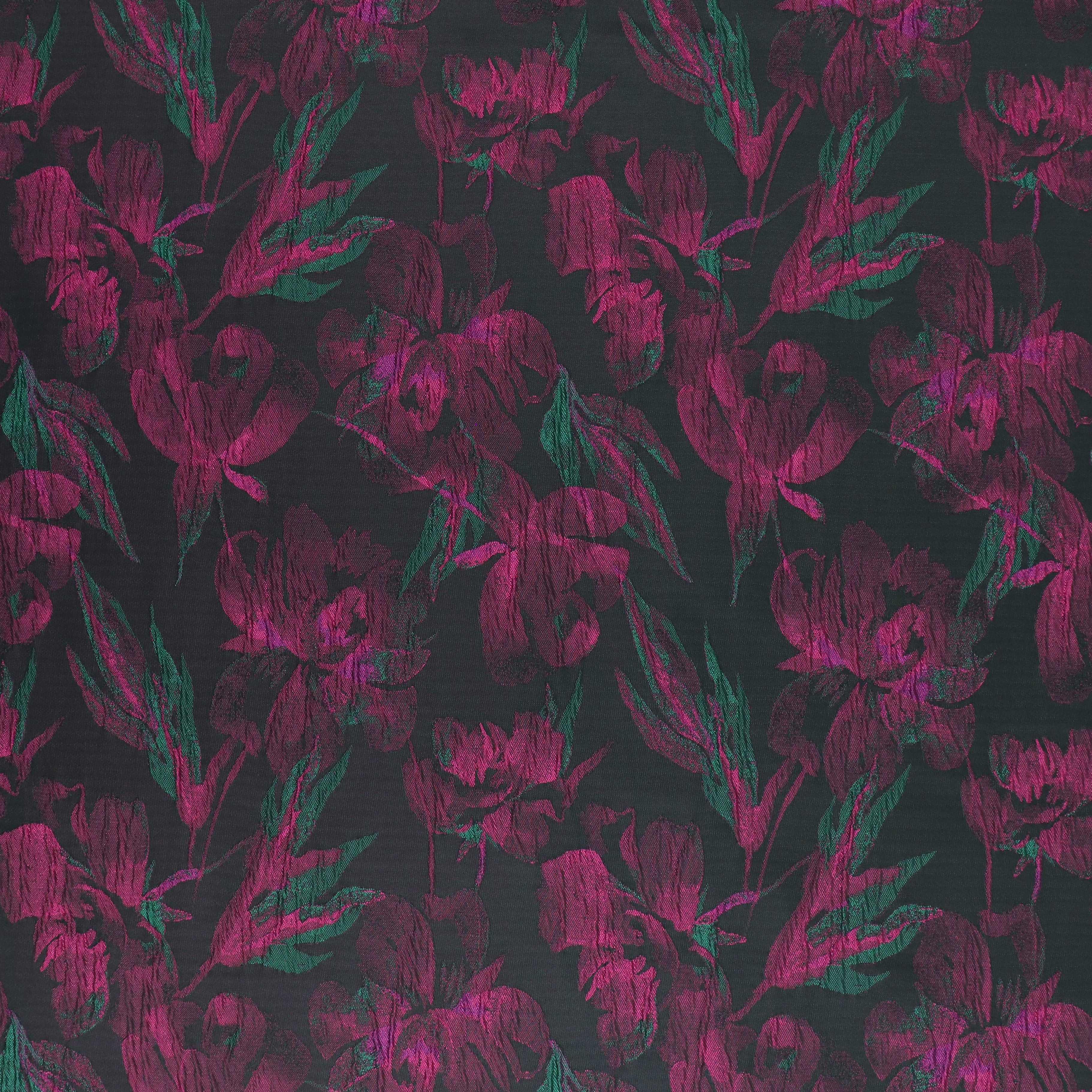 Jacquard Fabric Iris Pink - 80cm End of Bolt - Perfect for Upholstery, Curtains & Home Decor