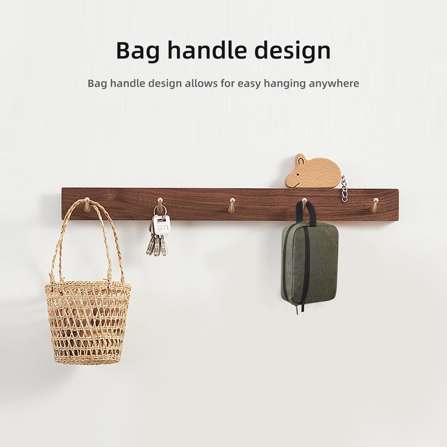 Hanging Travel Toiletry Bag for Women & Men - Waterproof Cosmetic Organizer with Multiple Pockets, Perfect for Vacation, Gym & Business Trips (Deep Green) - Ideal Gift for Travel Lovers