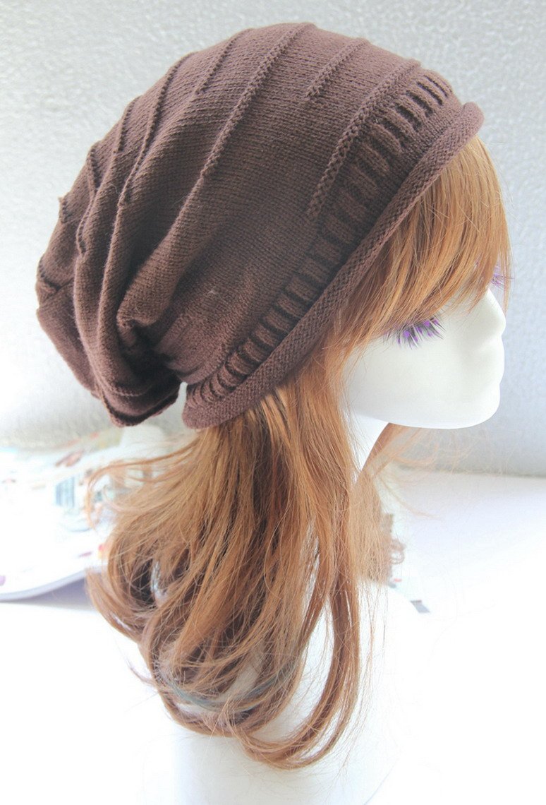 Aivtalk Unisex Winter Knit Crochet Beanie Hat - Soft & Warm Slouchy Beret for Men & Women - Perfect for Cold Weather, Outdoor Activities & Fashion Accessories