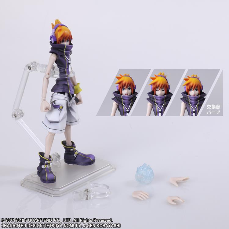 Bring Arts The World Ends With You Final Remix Neku Sakuraba Action Figure by Square Enix - Perfect for Anime Collectors and Video Game Fans Display
