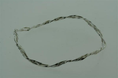 Double Twist Buckled Bangle Bracelet for Women - Adjustable Fashion Jewelry for Casual & Party Wear