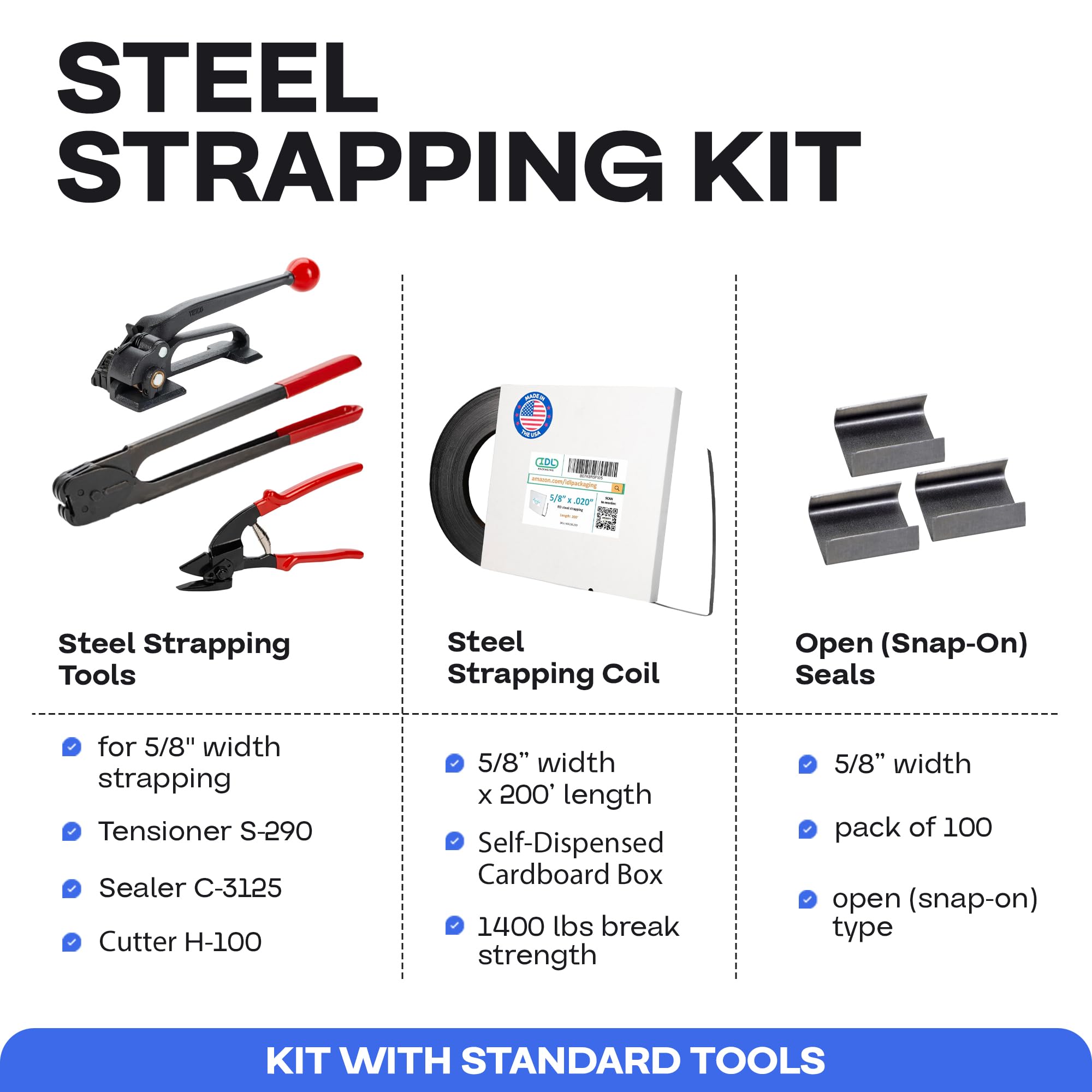 IDL Packaging Portable 5/8