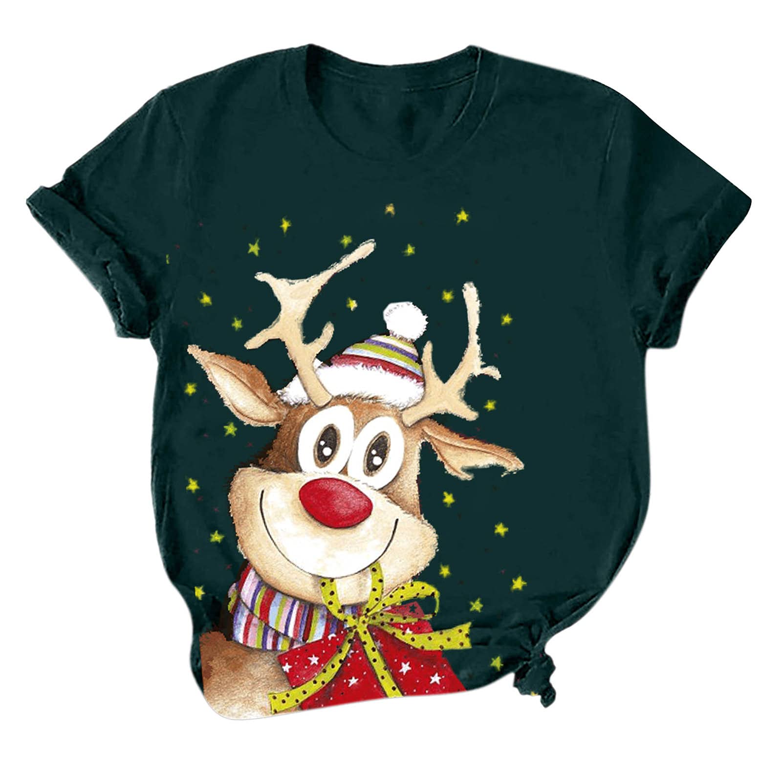 Women's Casual Short Sleeve Graphic Tee Shirts - Soft Cotton Pullover Tops for Everyday Wear | Perfect for Work, Weekend & Street Style Fashion