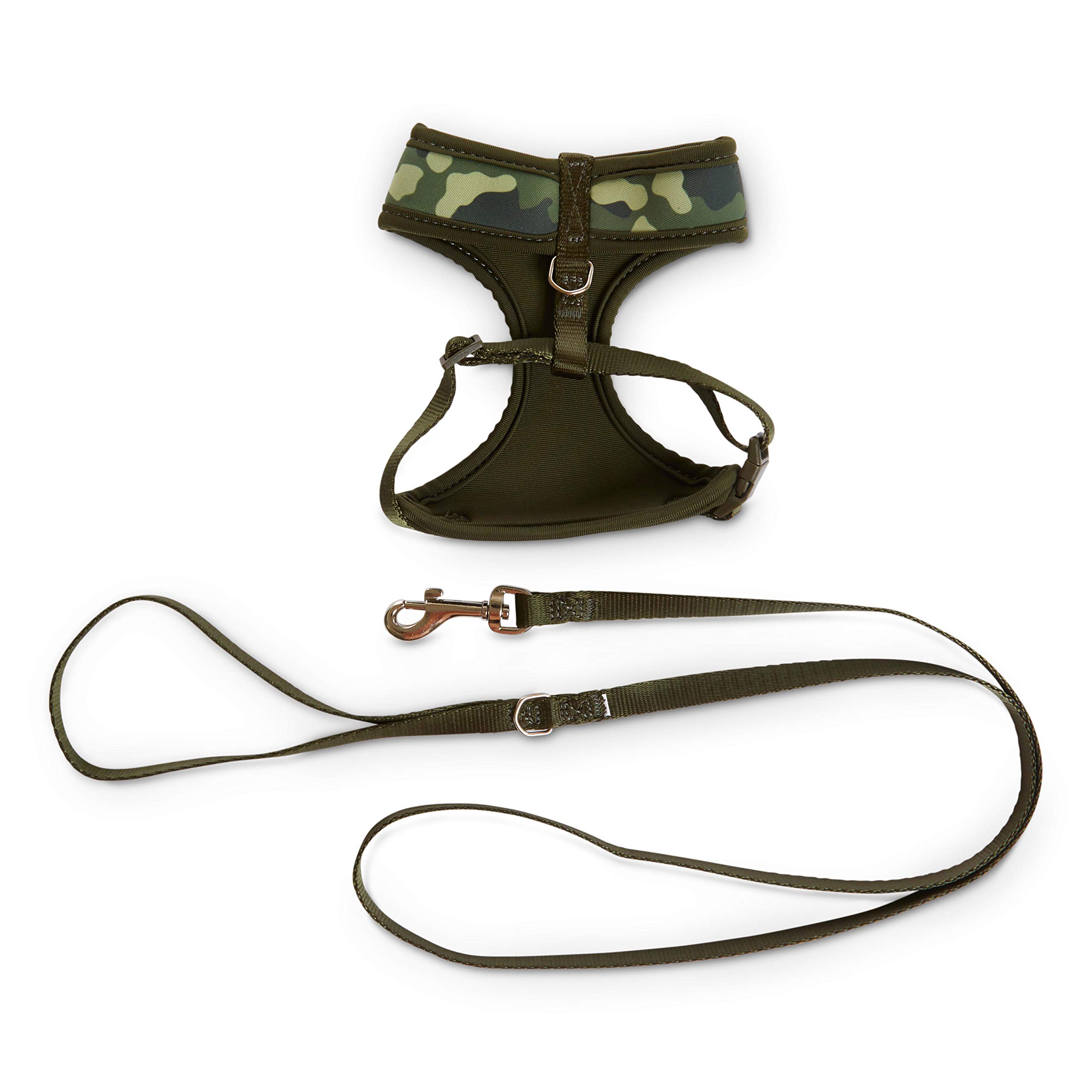 Camo-Print Cat Harness and Leash Set for Small & Medium Cats - Adjustable & Escape-Proof Pet Walking Gear - Perfect for Outdoor Adventures, Hiking, and Vet Visits