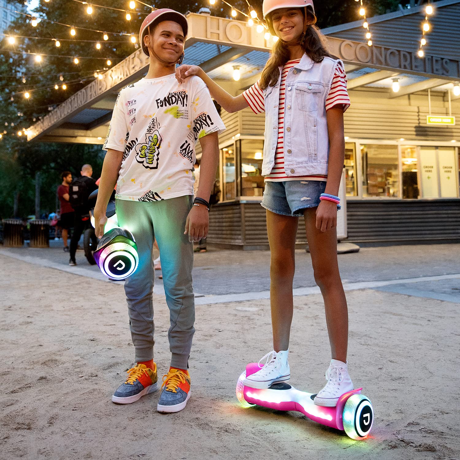 Jetson Self Balancing Hoverboard with Bluetooth Speaker, All Terrain Tires & LED Lights - Perfect for Outdoor Adventures, Commuting & Fun Rides
