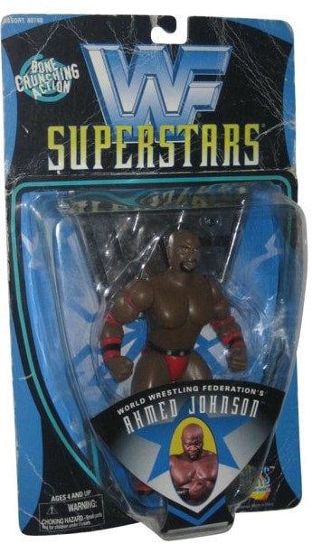 1997 WWF Jakks Pacific Best of Series 1 Ahmed Johnson Wrestling Action Figure - Collectible Vintage WWF Toy for Wrestling Fans & Nostalgic Collectors - Perfect for Display, Play & Memorabilia Collections