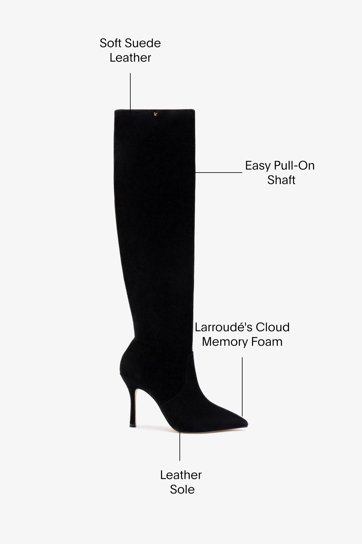 Kate Slouch Boot In Black Suede - Women's Casual Suede Ankle Boots for Fall & Winter | Comfortable & Stylish Booties for Outfits, Work & Date Night