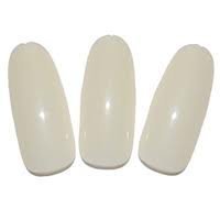 BOOLAVARD 500 White False Fake Full Oval Nails - Long Lasting Acrylic Press On Nails for Women, Perfect for Parties, Weddings & Special Occasions
