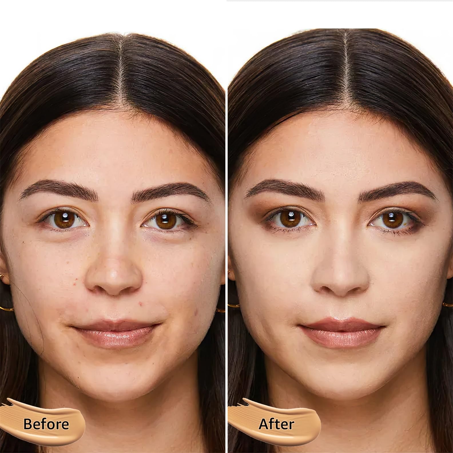 Mushroom Head Air Cushion CC Cream - Long Lasting Matte Concealer & Bright Makeup Base with Collagen | Moisturizing BB Cream Liquid Foundation (3.21oz, Natural) - Perfect for Daily Wear, Photo Shoots & Special Occasions