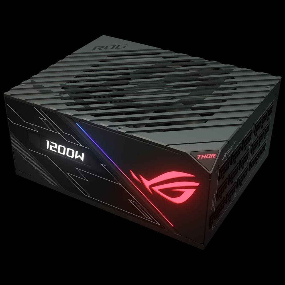 ASUS ROG THOR 1200W Platinum Power Supply - 80+ Platinum Certified, OLED Display, 10-Year Warranty - Perfect for Gaming PCs, High-End Workstations & Overclocking Rigs