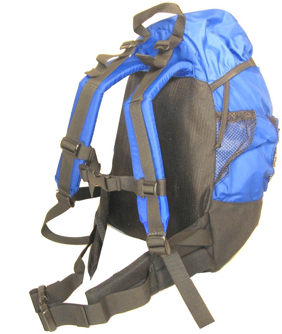 Small Super Padre Backpack - Waterproof & Lightweight Travel Daypack for Men & Women - Made in USA - Navy Blue - Perfect for Hiking, School & Daily Commute