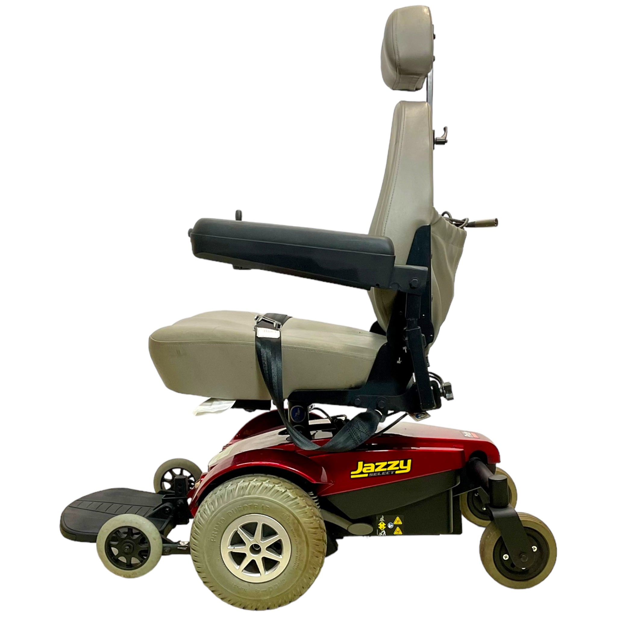 Pride Mobility Jazzy Select Power Wheelchair with Swivel Seat | 18 x 19 inch Seat | Manual Recline | Electric Mobility Scooter for Seniors & Adults | Indoor & Outdoor Use for Home, Shopping & Travel