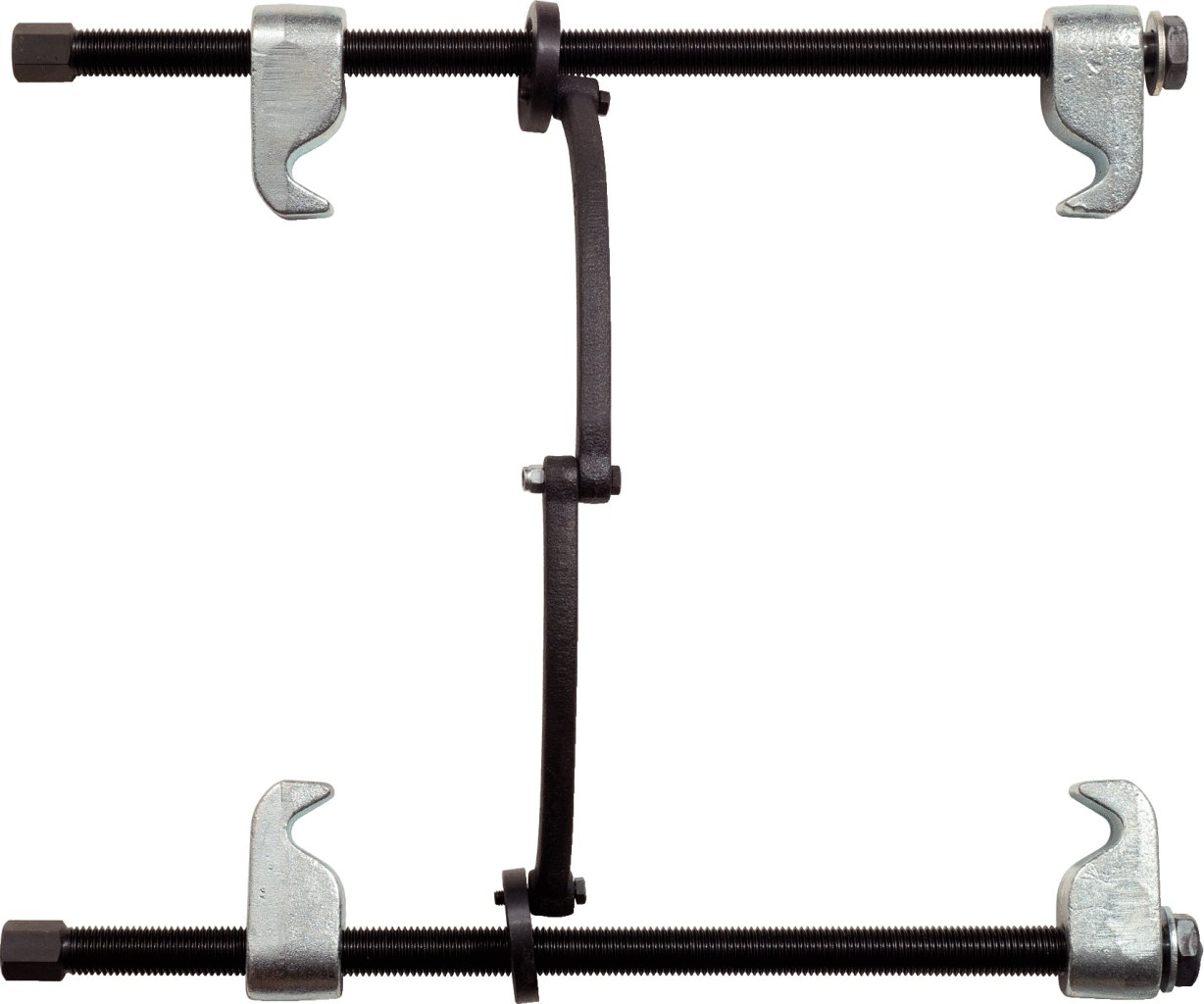 Heavy Duty Coil Spring Compressor with Safety Latch - 300mm Length for Automotive Suspension Repair & DIY Car Maintenance