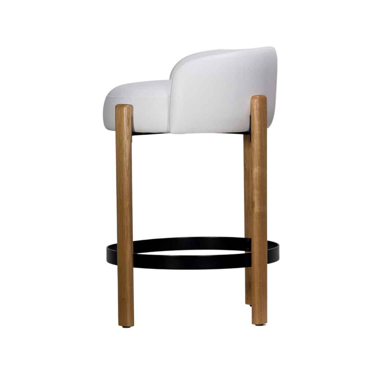 Modern 26-Inch Arch Bar Stool - Adjustable Height Counter Stool for Kitchen Island, Breakfast Bar & Home Decor - Durable Metal Frame & Comfortable Seat